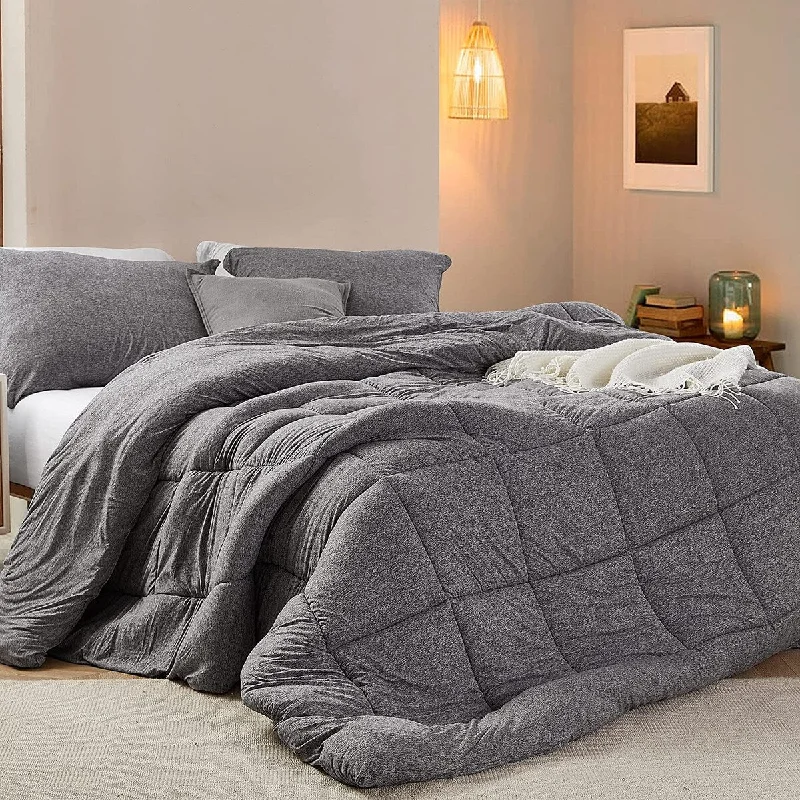 Bamboo - fiber - filled comforters with antibacterial and breathable qualitiesSummertime - Coma Inducer® Oversized Comforter - Morning Gray Bamboo - fiber - filled comforters with antibacterial and breathable qualitiesSummertime - Coma Inducer® Oversized Comforter - Morning Gray