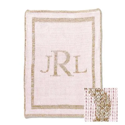 Gel - infused memory foam mattresses for cooler sleepMetallic Classic Monogram Stroller Blanket or Baby Blanket