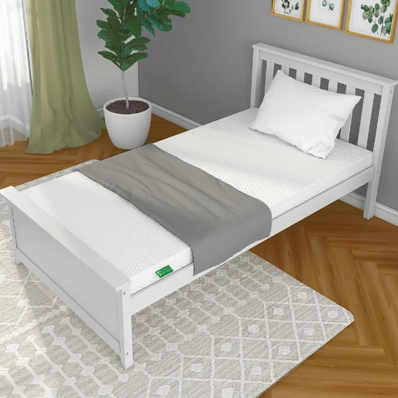 Organic cotton mattresses for a chemical - free sleep surfaceMax and Lily 5" Memory Foam Mattress Twin
