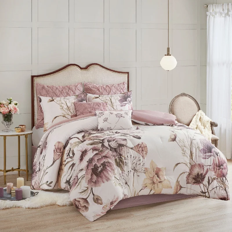 Synthetic - filled comforters like polyester for affordability and hypoallergenic propertiesMadison Park Gisele 8 Piece Cotton Comforter Set Synthetic - filled comforters like polyester for affordability and hypoallergenic propertiesMadison Park Gisele 8 Piece Cotton Comforter Set