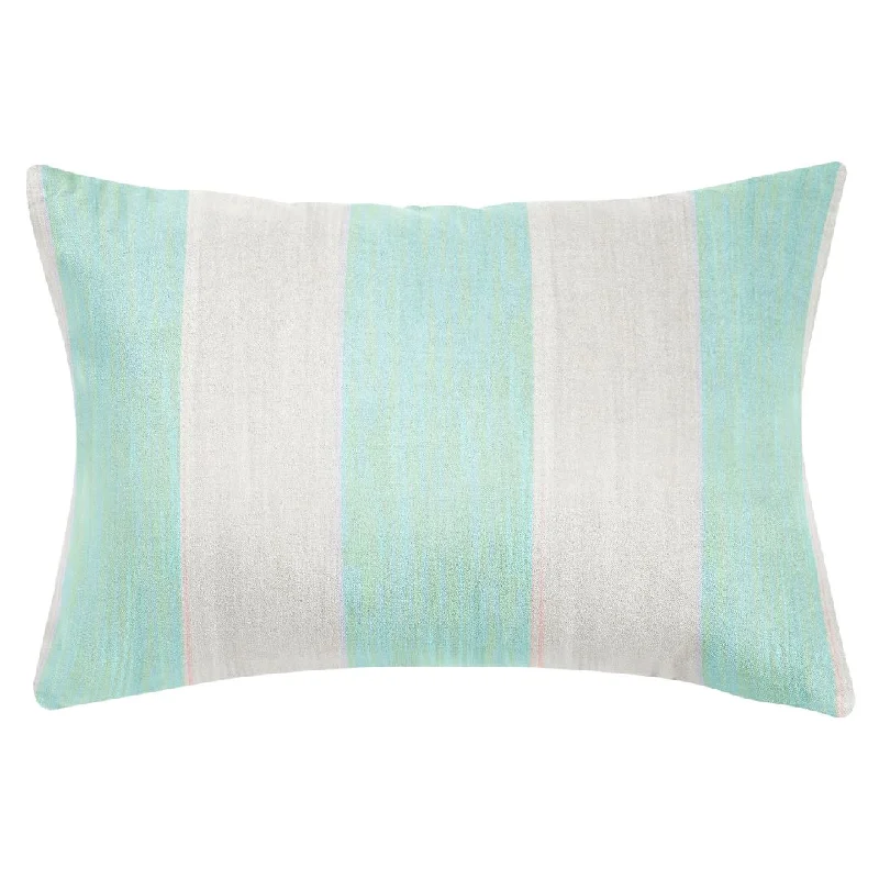 Lumbar Support Pillows for Car SeatsVersailles Stripe Aqua 14x20 Pillow