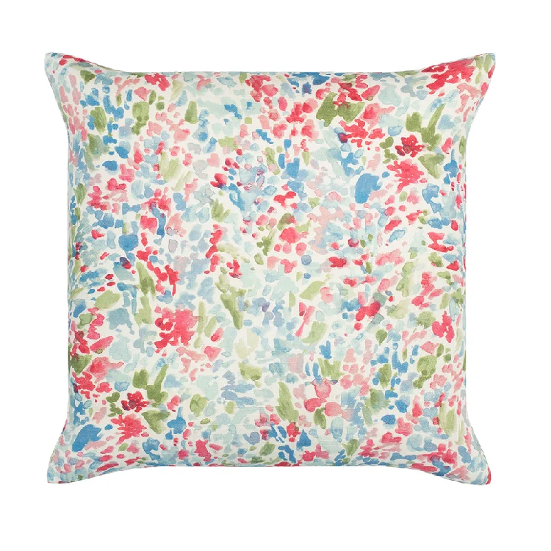 Plush Pillows for a Cozy BedThe English Garden Watercolor Square Throw Pillow
