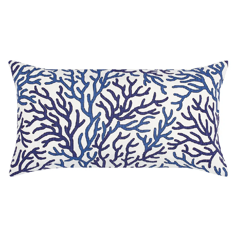 Down Alternative Pillows for Ethical ChoicesThe Capri Blue and Navy Reef Throw Pillow
