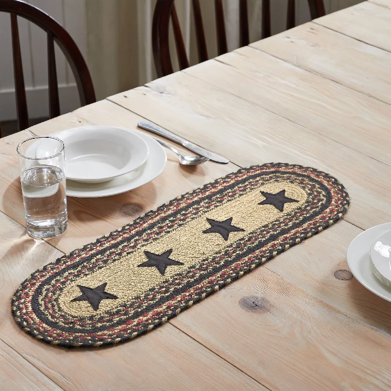 Bed skirts with a geometric print for a modern aestheticColonial Star Jute Oval Runner 8x24 Bed skirts with a geometric print for a modern aestheticColonial Star Jute Oval Runner 8x24