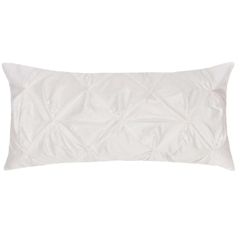 Lumbar Support Pillows for Car SeatsWhite Pintuck Throw Pillow