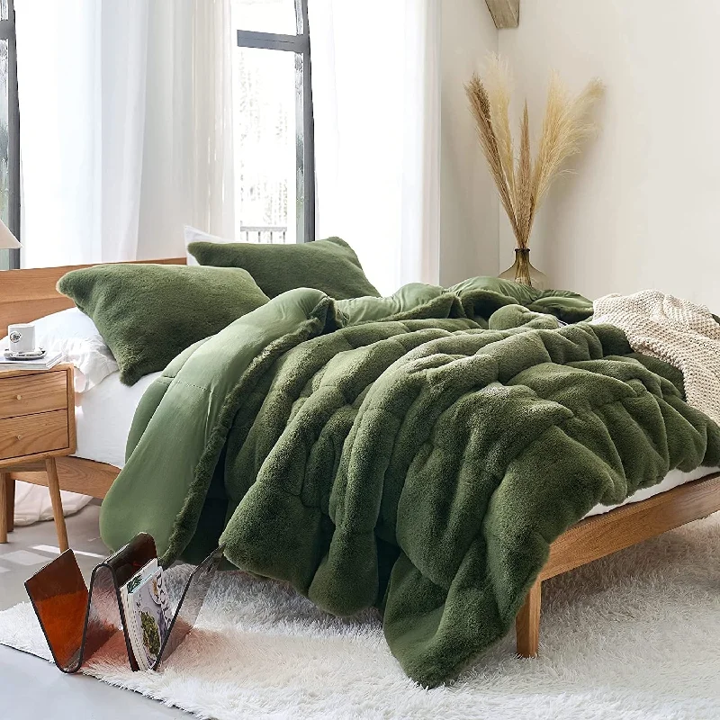 Down - filled comforters for supreme warmth and lightnessChunky Bunny Yoga - Coma Inducer® Oversized Comforter - Chive Down - filled comforters for supreme warmth and lightnessChunky Bunny Yoga - Coma Inducer® Oversized Comforter - Chive