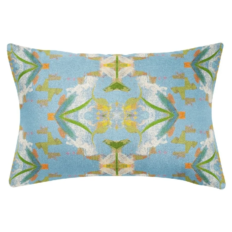 Velvet Pillows for a Touch of EleganceEnglish Garden Blue 14x20 Pillow