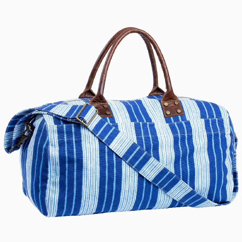 Cotton Pillows for Natural ComfortVintage Stripe Duffle Bag