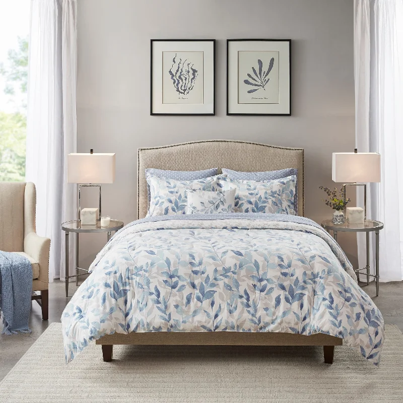 Wool - filled comforters with natural moisture - wicking and temperature - regulating featuresMadison Park Essentials Thelma Reversible Comforter Set with Bed Sheets Wool - filled comforters with natural moisture - wicking and temperature - regulating featuresMadison Park Essentials Thelma Reversible Comforter Set with Bed Sheets