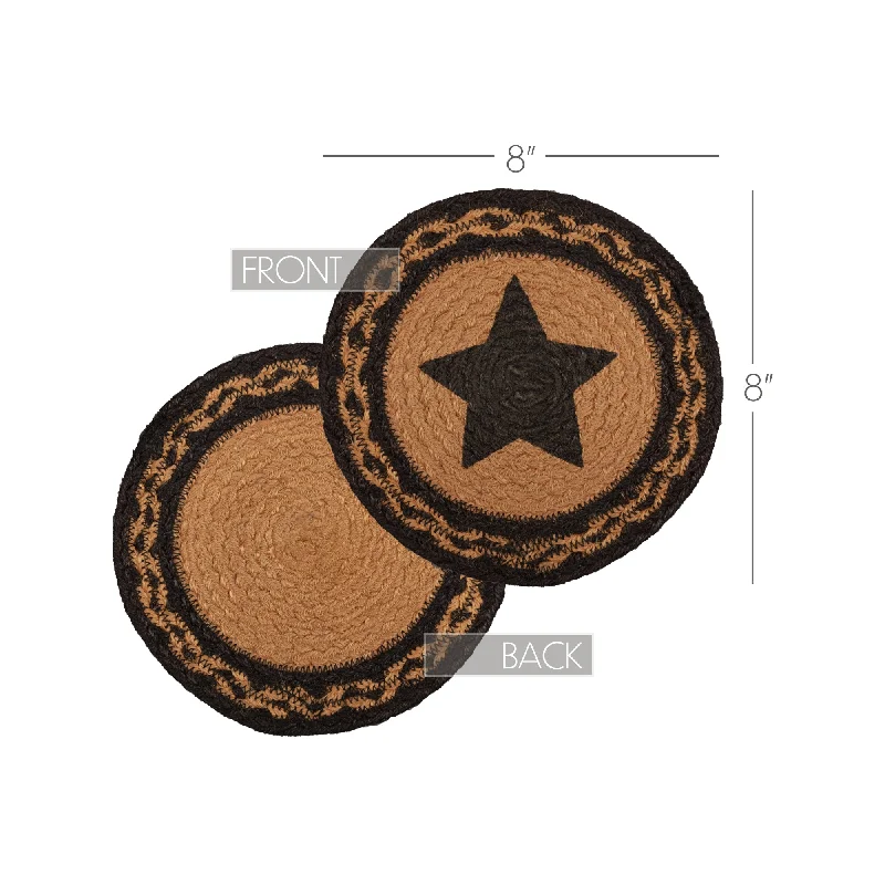 Bed skirts in bold colors for a statement - making lookFarmhouse Jute Trivet Stencil Star 8