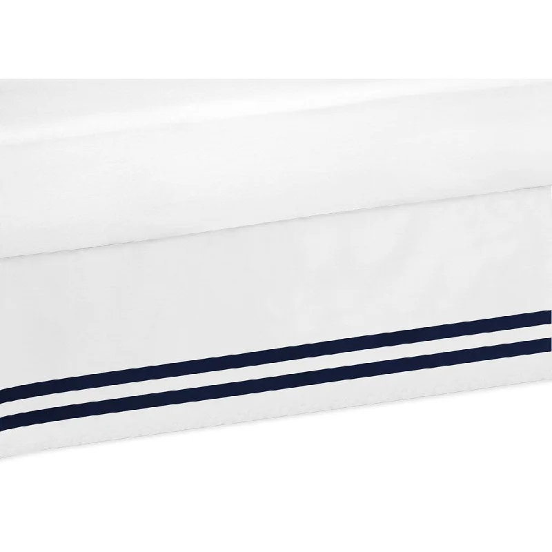 Bed skirts with a beach - themed printSweet Jojo Designs Anchors Away Queen Bed Skirt - Blue/White Bed skirts with a beach - themed printSweet Jojo Designs Anchors Away Queen Bed Skirt - Blue/White