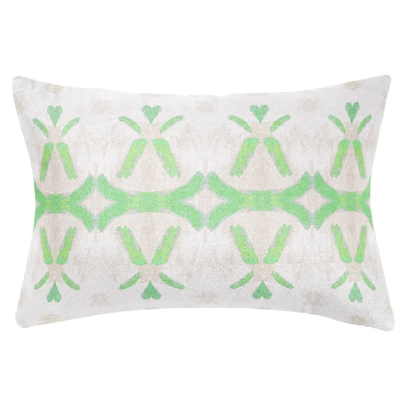 Round Pillows for Boho-Style InteriorsParisian Green 14x20 Pillow