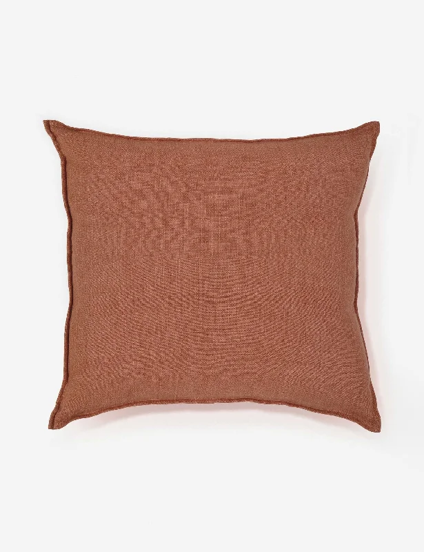 Silk Pillows for Smooth Skin and HairMontauk 28" x 36" Oversized Pillow, Terracotta by Pom Pom at Home Silk Pillows for Smooth Skin and HairMontauk 28" x 36" Oversized Pillow, Terracotta by Pom Pom at Home
