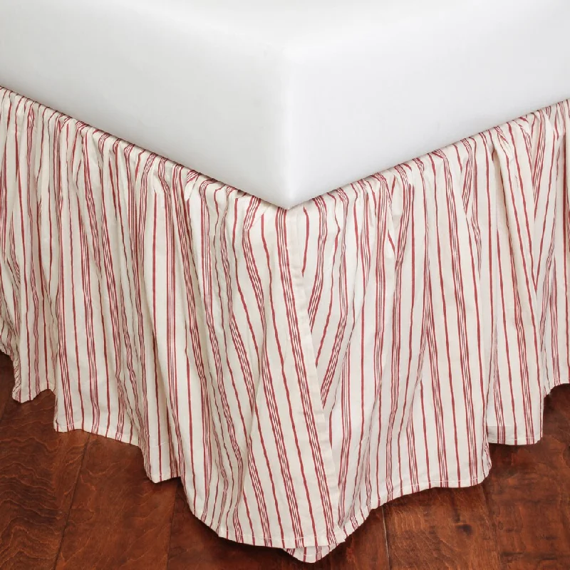 Bed skirts with a contemporary styleJoyful Stripe Cotton Queen-size 3 Piece Tuck in Bed Skirt Bed skirts with a contemporary styleJoyful Stripe Cotton Queen-size 3 Piece Tuck in Bed Skirt