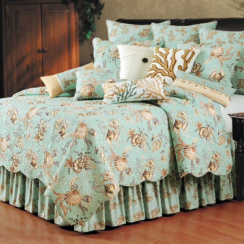 Bed skirts with a soft fleece lining for added comfortUnder the Sea Queen Bed Skirt Bed skirts with a soft fleece lining for added comfortUnder the Sea Queen Bed Skirt