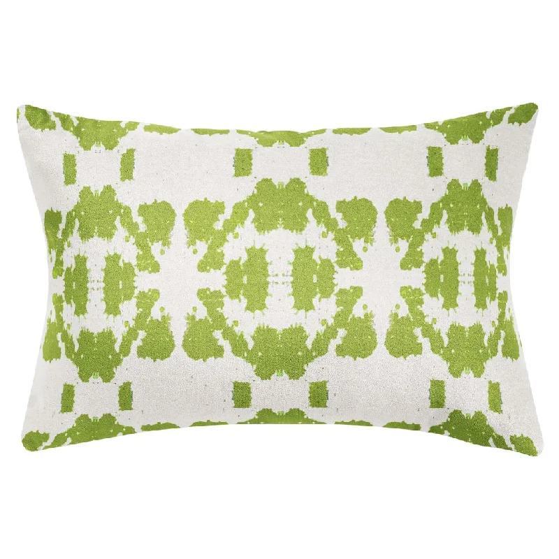 Feather Pillows for a Luxurious SleepMosaic Green 14x20 Pillow