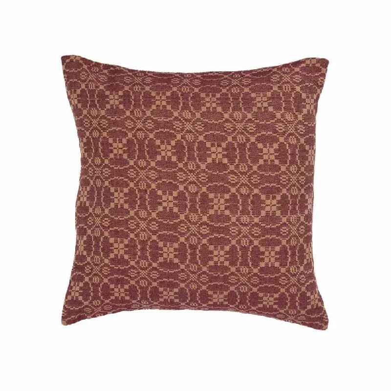 Square Pillows for Modern Home DecorBarn Red Tan Marshfield Jacquard Pillow Cover PC106017 Square Pillows for Modern Home DecorBarn Red Tan Marshfield Jacquard Pillow Cover PC106017