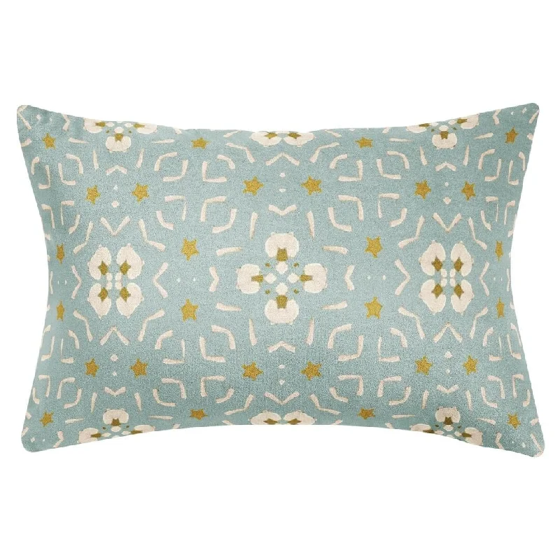 Plush Pillows for a Cozy BedDorset Garden Gray 14x20 Pillow