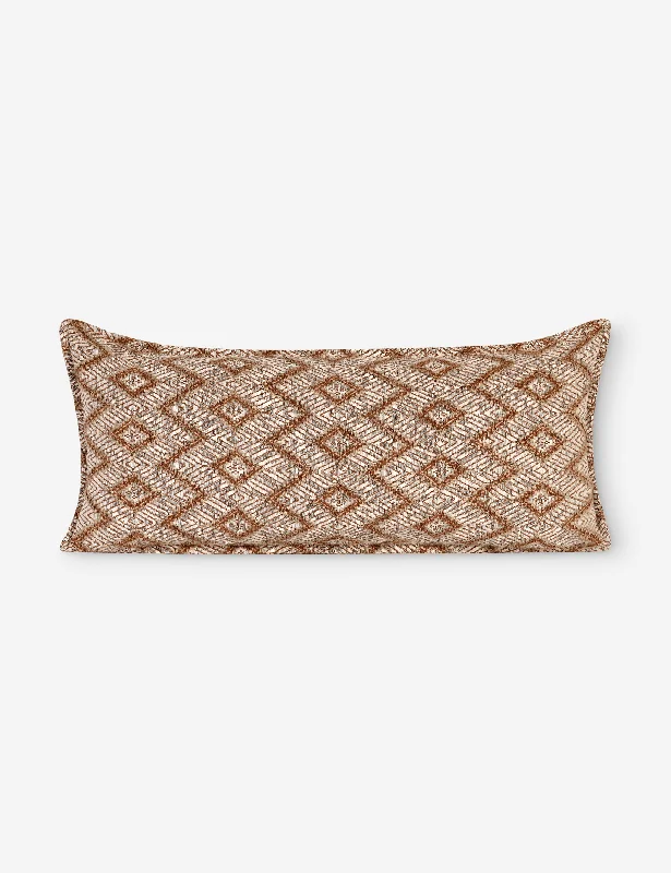 Velvet Pillows for a Touch of EleganceShakti Lumbar Pillow