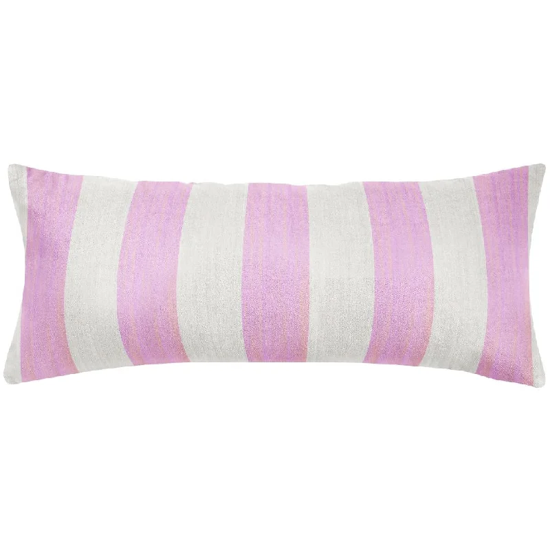 Decorative Pillows for Living Room MakeoverVersailles Stripe Pink 14x36 Pillow