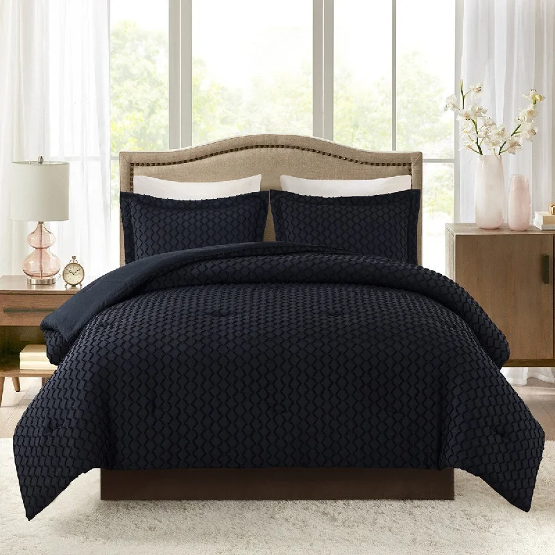 Latex - filled comforters with a bouncy texture and good supportBoho Comforter Set,Tufted Design Bedding Set