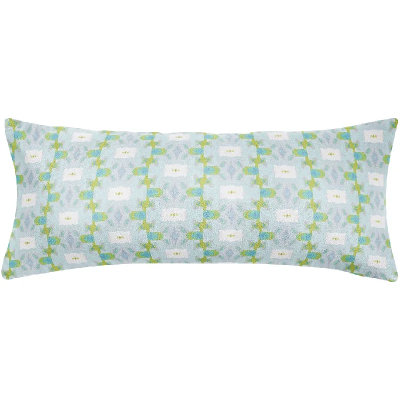 Cotton Pillows for Natural ComfortChloe Blue 14x36 Pillow