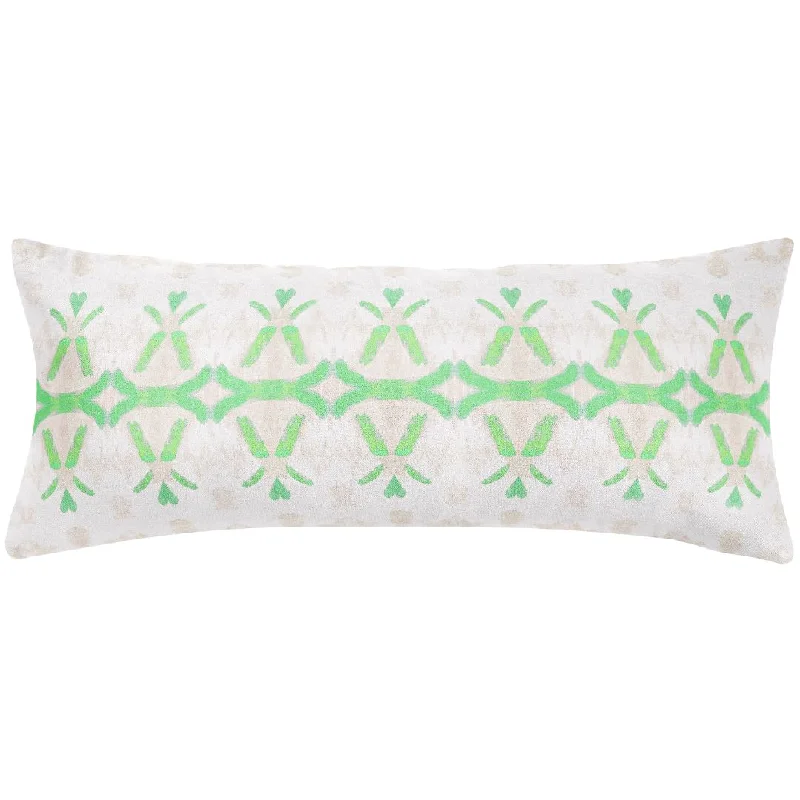 Velvet Pillows for a Touch of EleganceParisian Green 14x36 Pillow