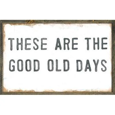 Queen - size mattresses for couples and standard bedroomsART PRINT - GOOD OLD DAYS