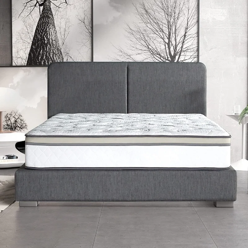 Organic cotton mattresses for a chemical - free sleep surfaceMajestic 10-inch Medium Euro-Top Cooling Gel Memory Pocket Spring Hybrid Mattress by BRN Organic cotton mattresses for a chemical - free sleep surfaceMajestic 10-inch Medium Euro-Top Cooling Gel Memory Pocket Spring Hybrid Mattress by BRN