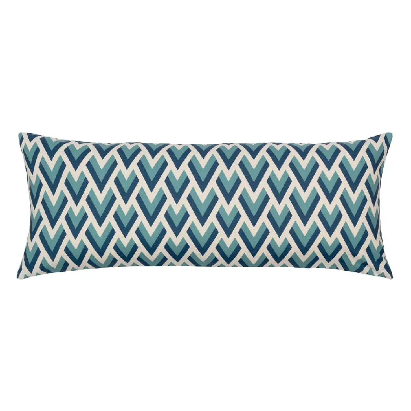 Kids Pillows with Fun DesignsThe Blue Peacock Extra Long Lumbar Throw Pillow