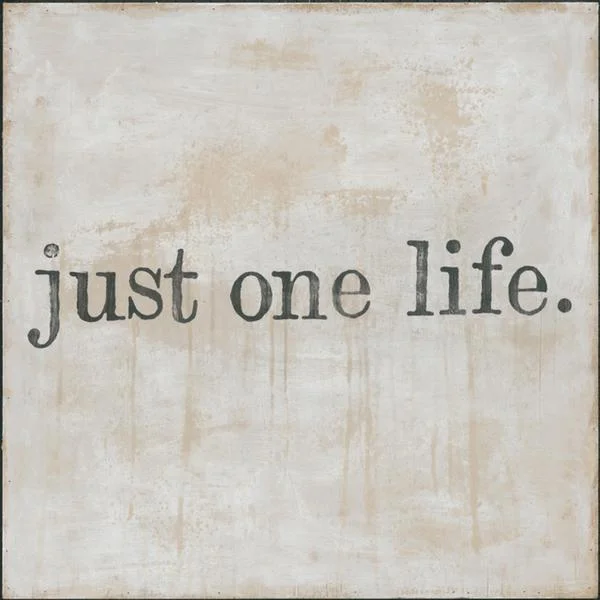 Natural latex and organic cotton blend mattressesART PRINT - Just One Life