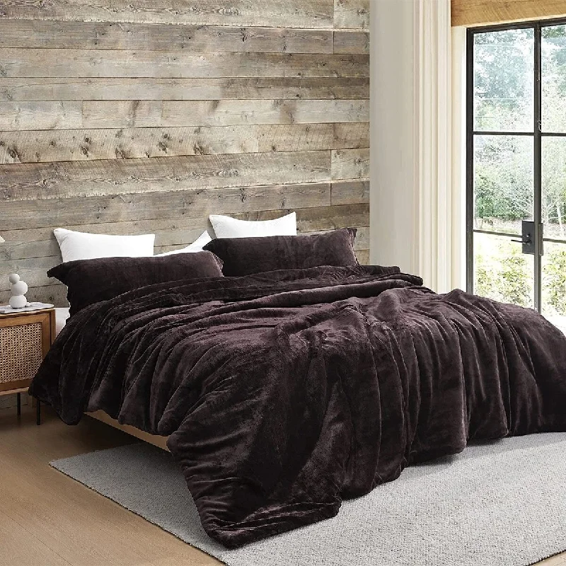 Queen - size comforters for standard queen - sized mattressesThe Original Plush - Coma Inducer® Oversized Comforter Set - Dark Chocolate