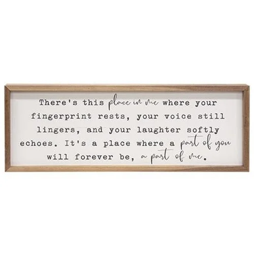 Bed skirts with a herringbone pattern for a sophisticated lookThere's This Place Framed Print 24"x8" Bed skirts with a herringbone pattern for a sophisticated lookThere's This Place Framed Print 24"x8"