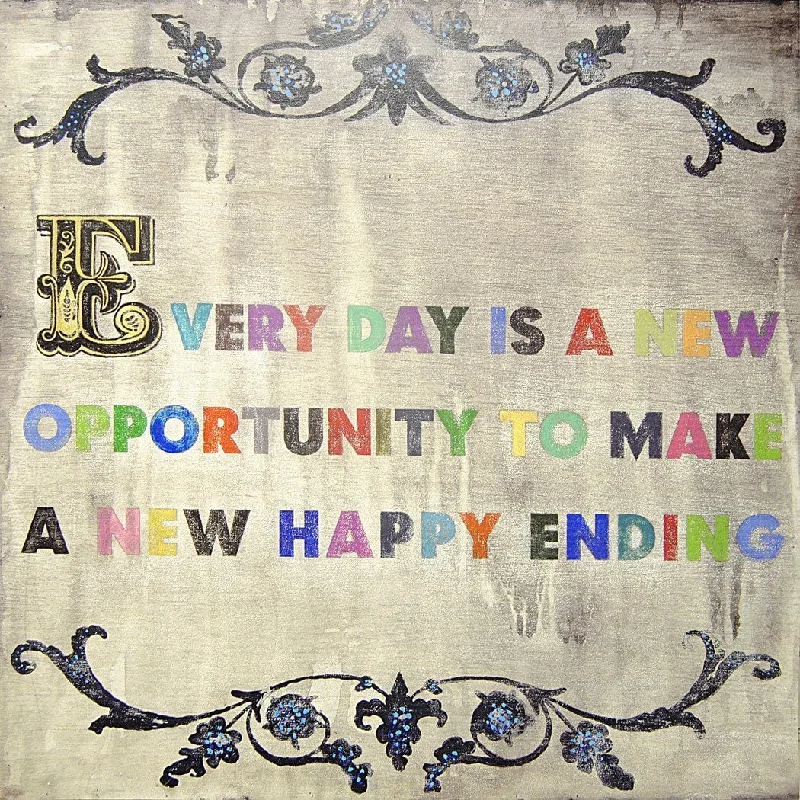Bamboo - charcoal infused mattresses for odor absorptionART PRINT - Every Day is a New Opportunity