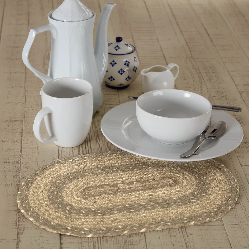 Bed skirts with a beach - themed printCobblestone Jute Oval Placemat 10x15