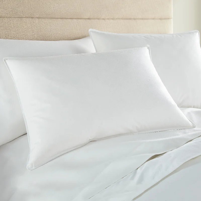 Adjustable Pillows for Customized ComfortDownlite Soft Down Stomach Sleeper Pillow - White