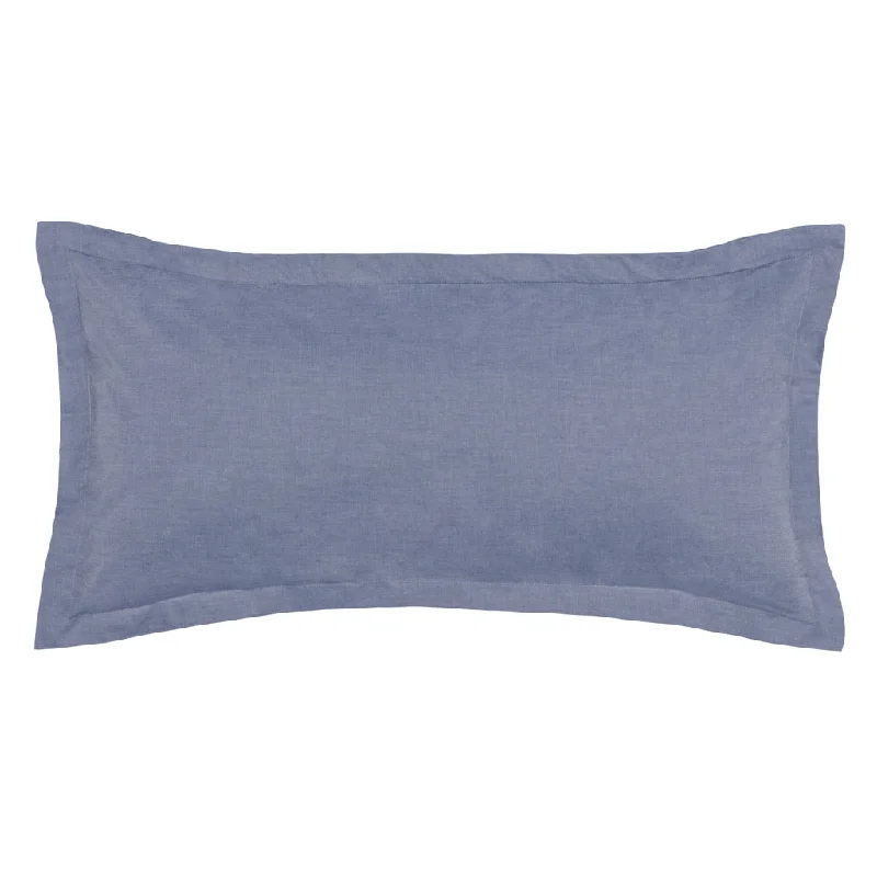 Adjustable Pillows for Customized ComfortThe Blue Chambray Throw Pillow