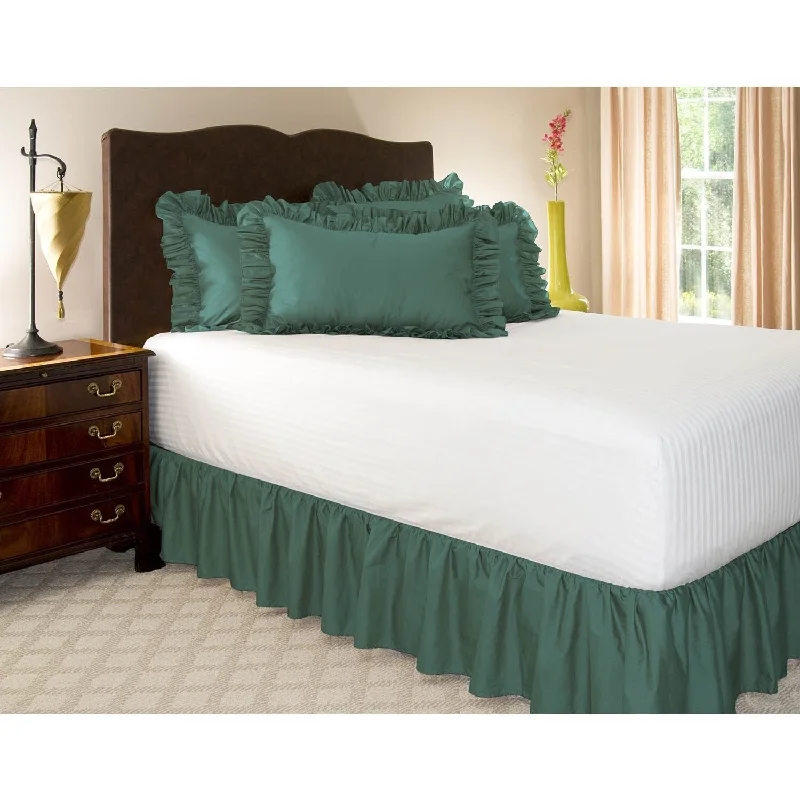 Bed skirts with a nautical themeHarmony Lane Full XL Size Ruffled Bed Skirt Dust Ruffle Bed skirts with a nautical themeHarmony Lane Full XL Size Ruffled Bed Skirt Dust Ruffle