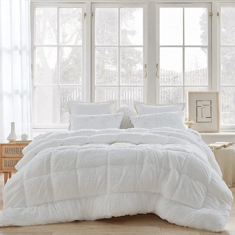 Full - size comforters suitable for full - sized beds in guest rooms or small bedroomsAre You Kidding Bare - Coma Inducer® Oversized Comforter - Farmhouse White