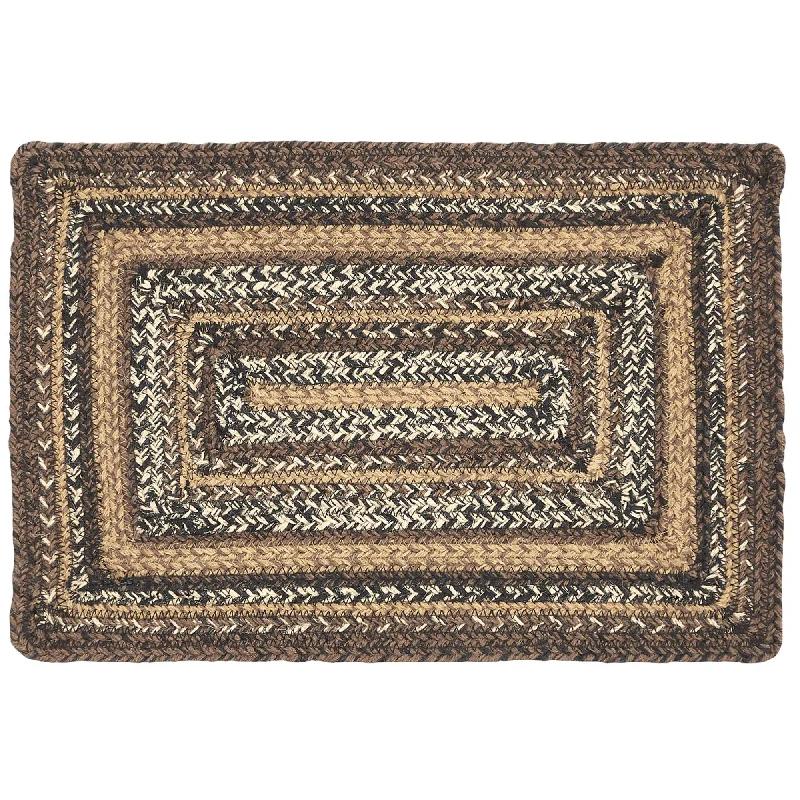 Bed skirts with a lace trim for a romantic touchEspresso Jute Rect Placemat 12x18