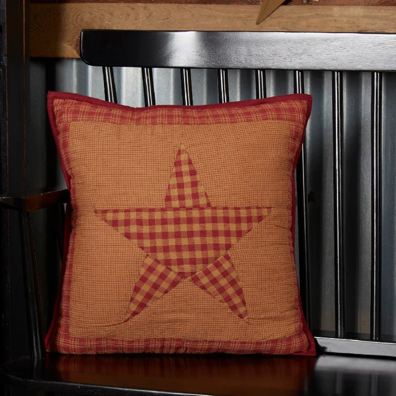 Hypoallergenic Pillows for Allergy SufferersNinepatch Star Quilted Pillow 16x16 VHC Brands Hypoallergenic Pillows for Allergy SufferersNinepatch Star Quilted Pillow 16x16 VHC Brands