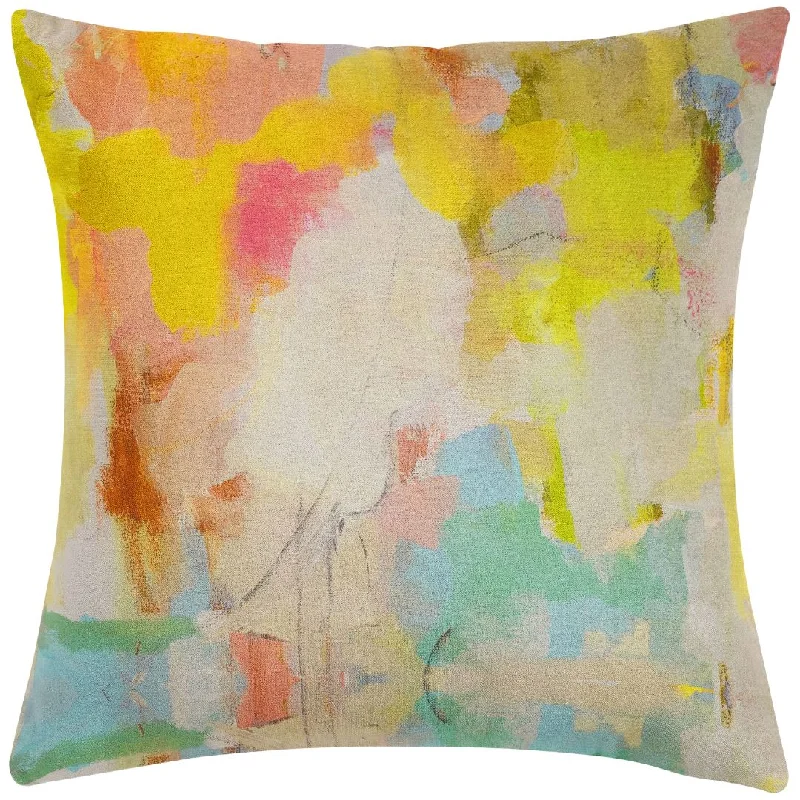 Cotton Pillows for Natural ComfortCoral Bay Orange 26x26 Pillow