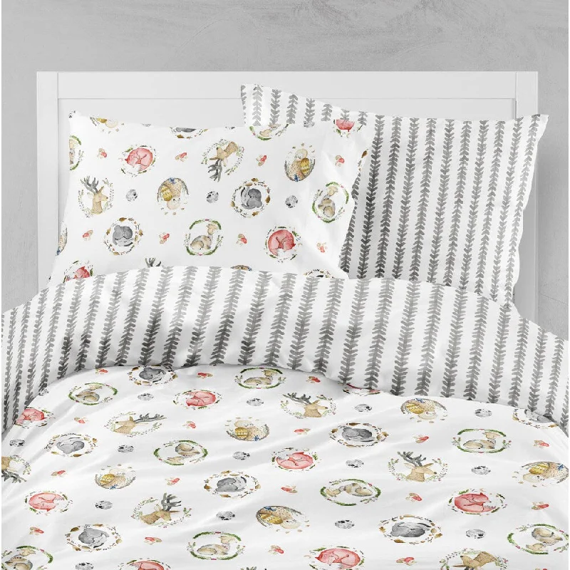 Down Alternative Pillows for Ethical ChoicesOliver Gal Signature Collection Woodland Critters Duvet
