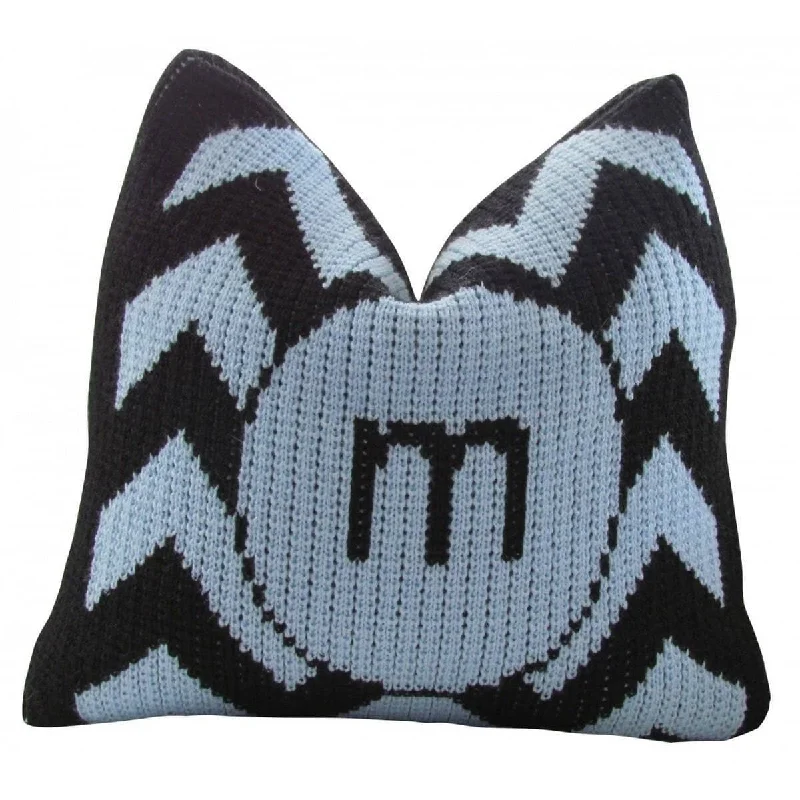 Polyester - foam mattresses for budget - friendly optionsChevron Single Initial Personalized Pillow
