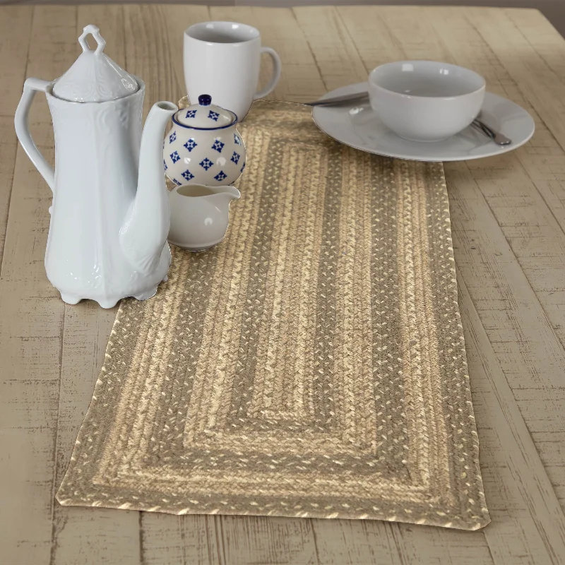 Bed skirts with a child - friendly printCobblestone Jute Rect Runner 13x36